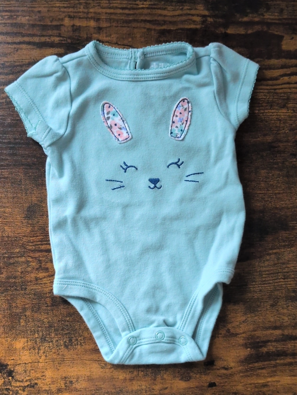 5/$25 Child Of Mine Mint Onesie Bodysuit 0-3M